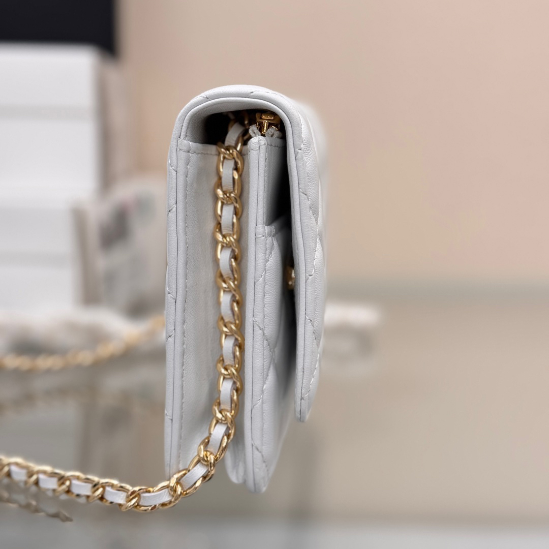 CC Bags Best Lambskin Wallet on Chain 19cm