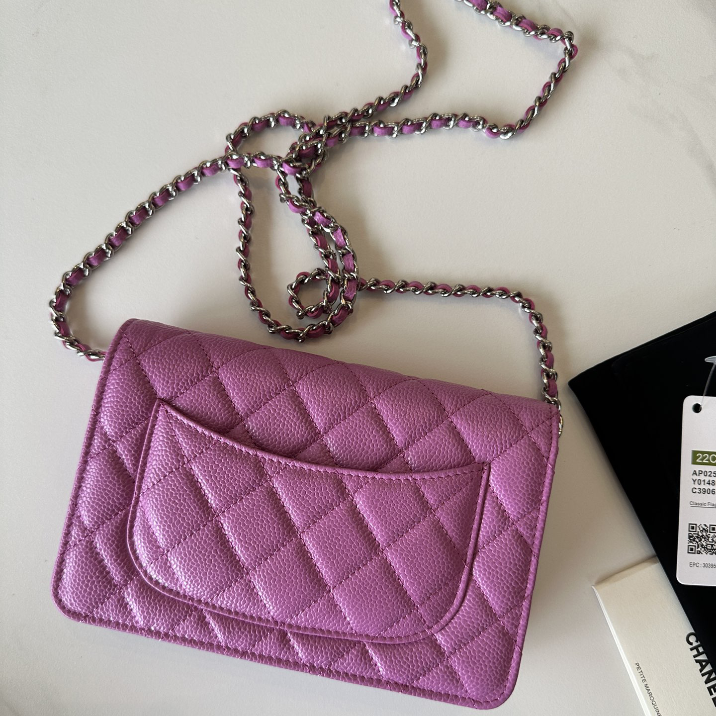 CC Bags Best Caviar Wallet on Chain 19cm