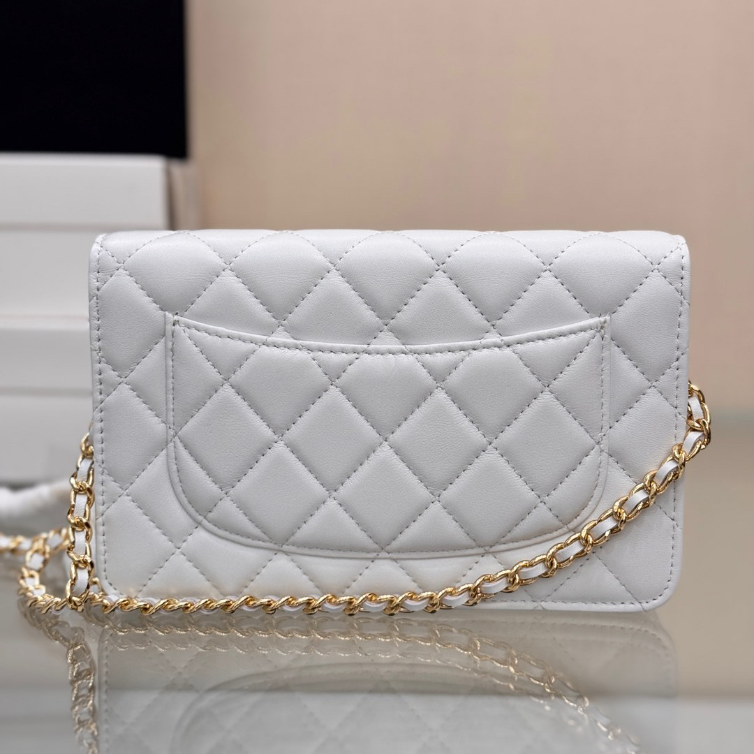 CC Bags Best Lambskin Wallet on Chain 19cm