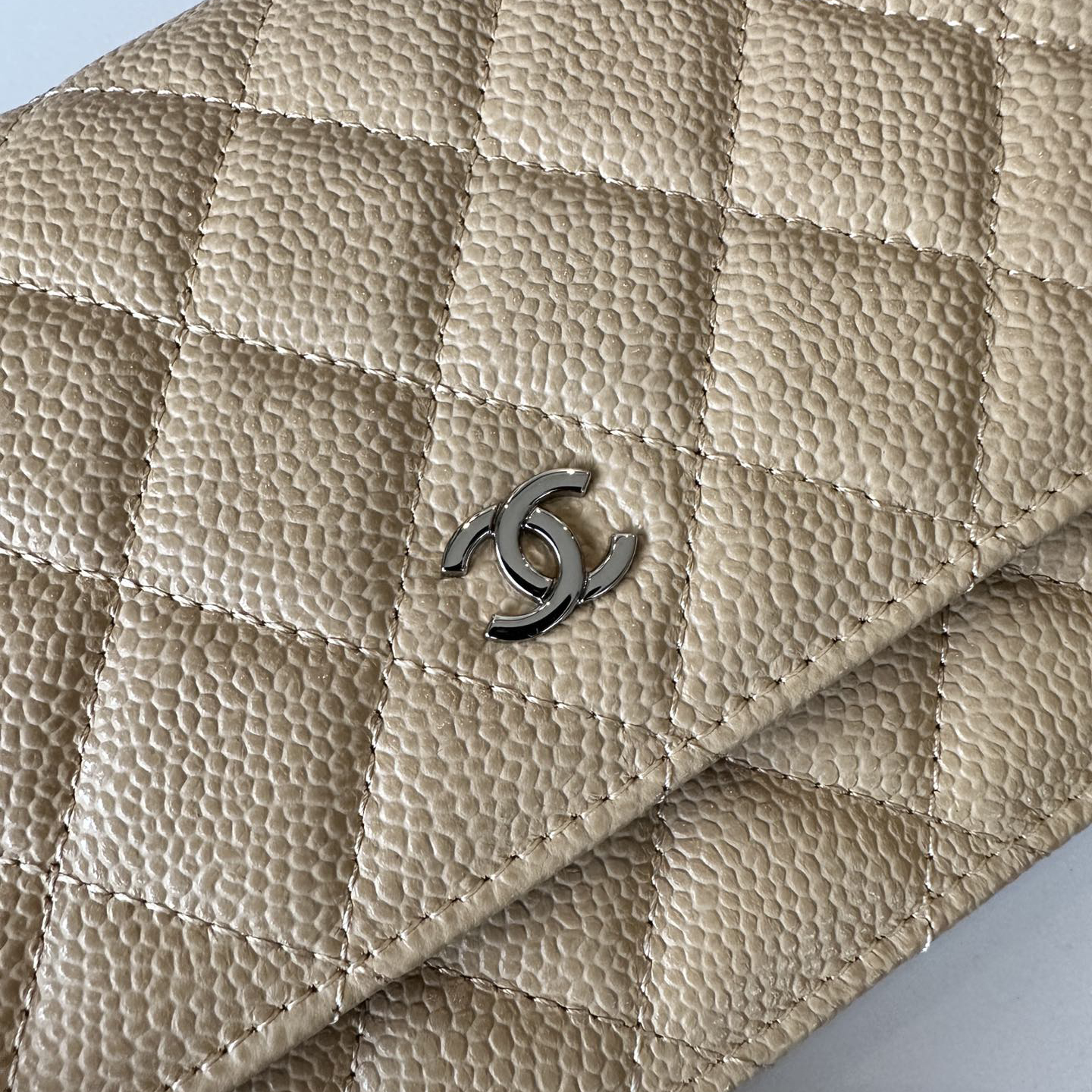 CC Bags Best Caviar Wallet on Chain 19cm