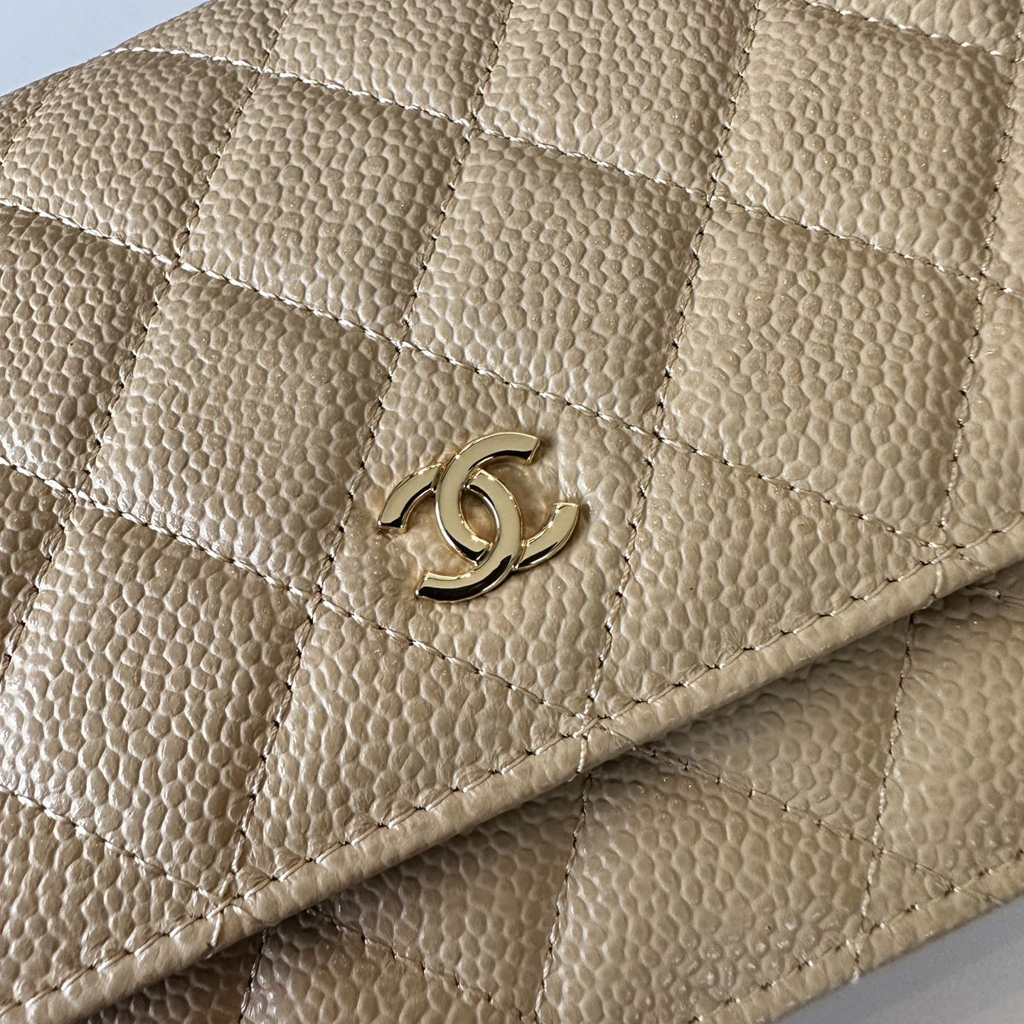 CC Bags Best Caviar Wallet on Chain 19cm