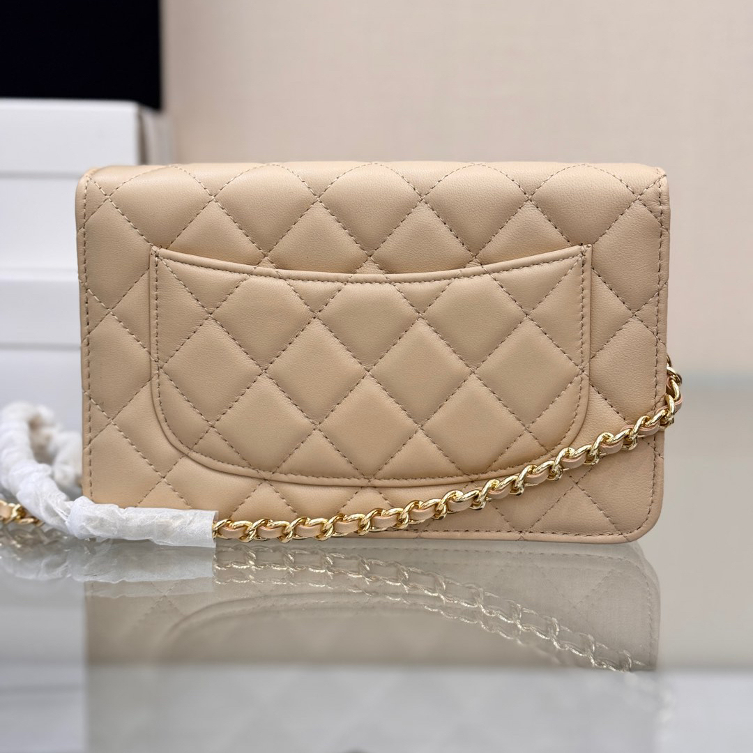 CC Bags Best Lambskin Wallet on Chain 19cm