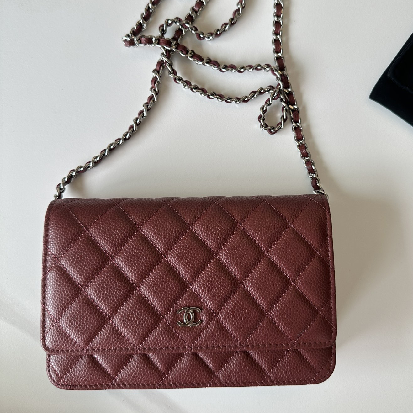 CC Bags Best Caviar Wallet on Chain 19cm