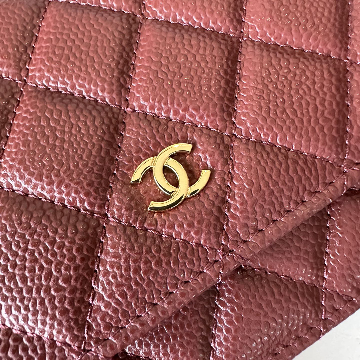 CC Bags Best Caviar Wallet on Chain 19cm