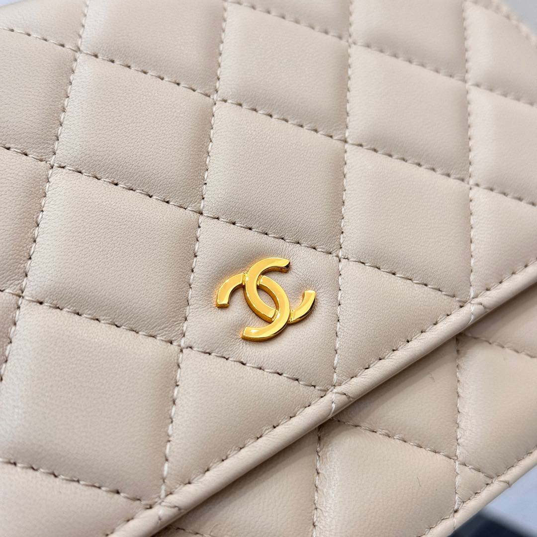 CC Bags Best Lambskin Wallet on Chain 19cm