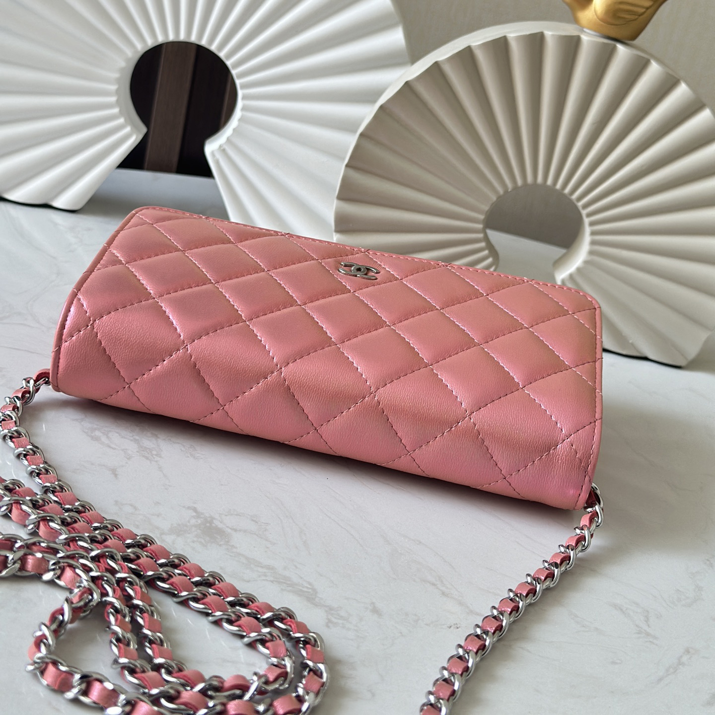 CC Bags Best Lambskin Wallet on Chain 19cm