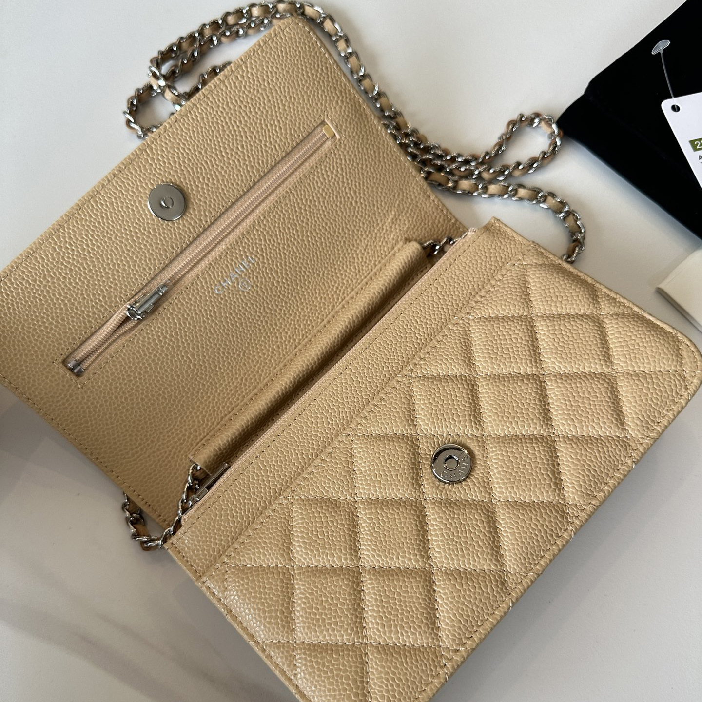 CC Bags Best Caviar Wallet on Chain 19cm