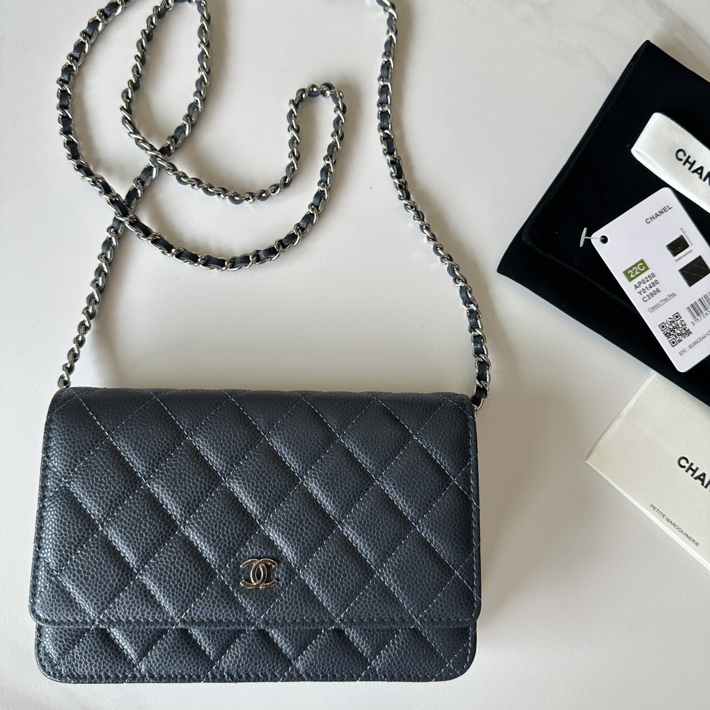 CC Bags Best Caviar Wallet on Chain 19cm