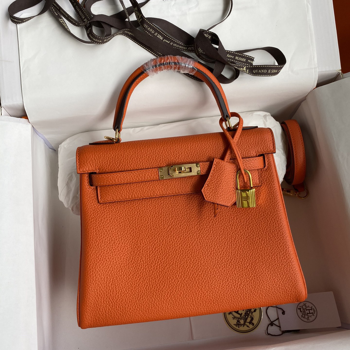 oKELLYo Bags 25cm Togo Leather Best