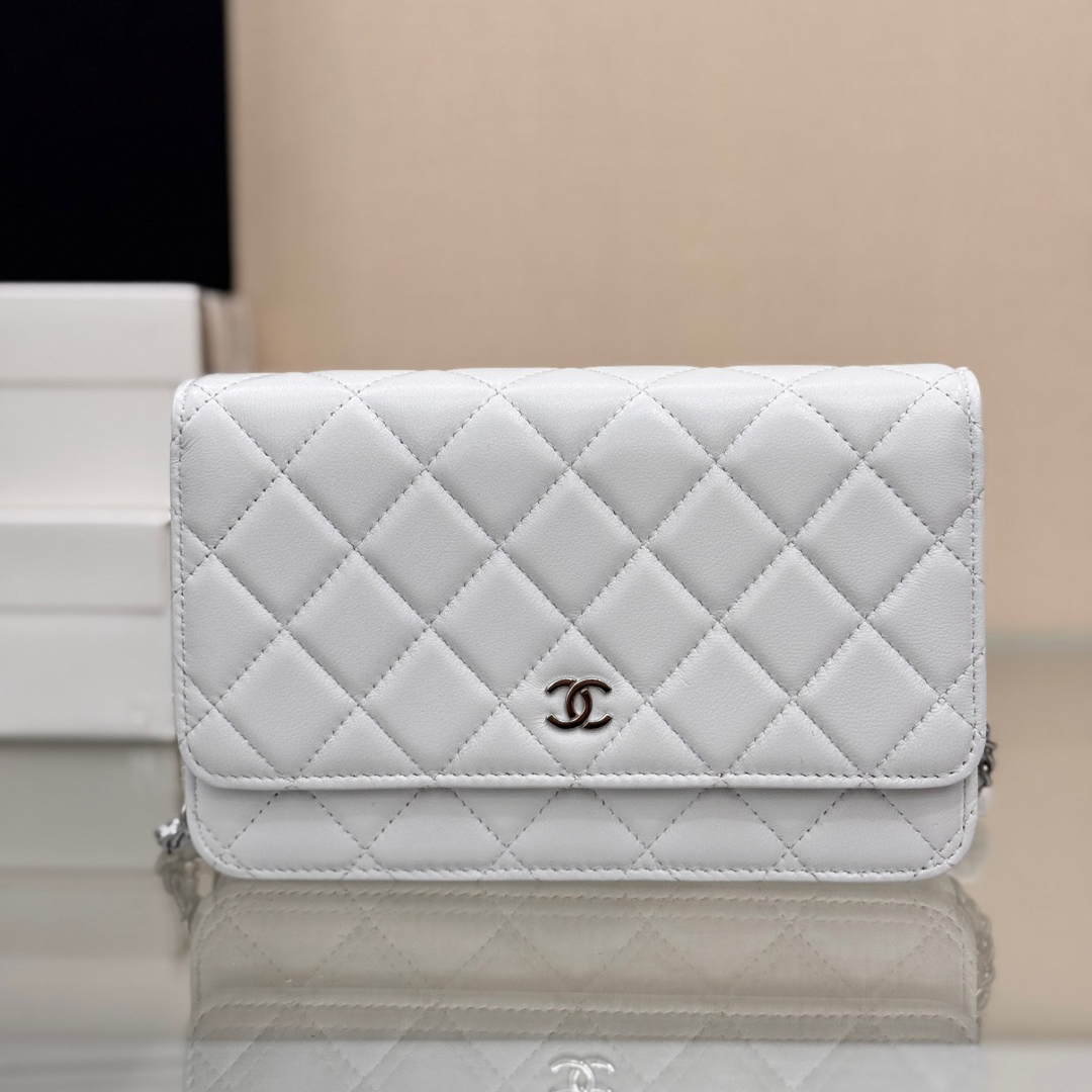 CC Bags Best Lambskin Wallet on Chain 19cm