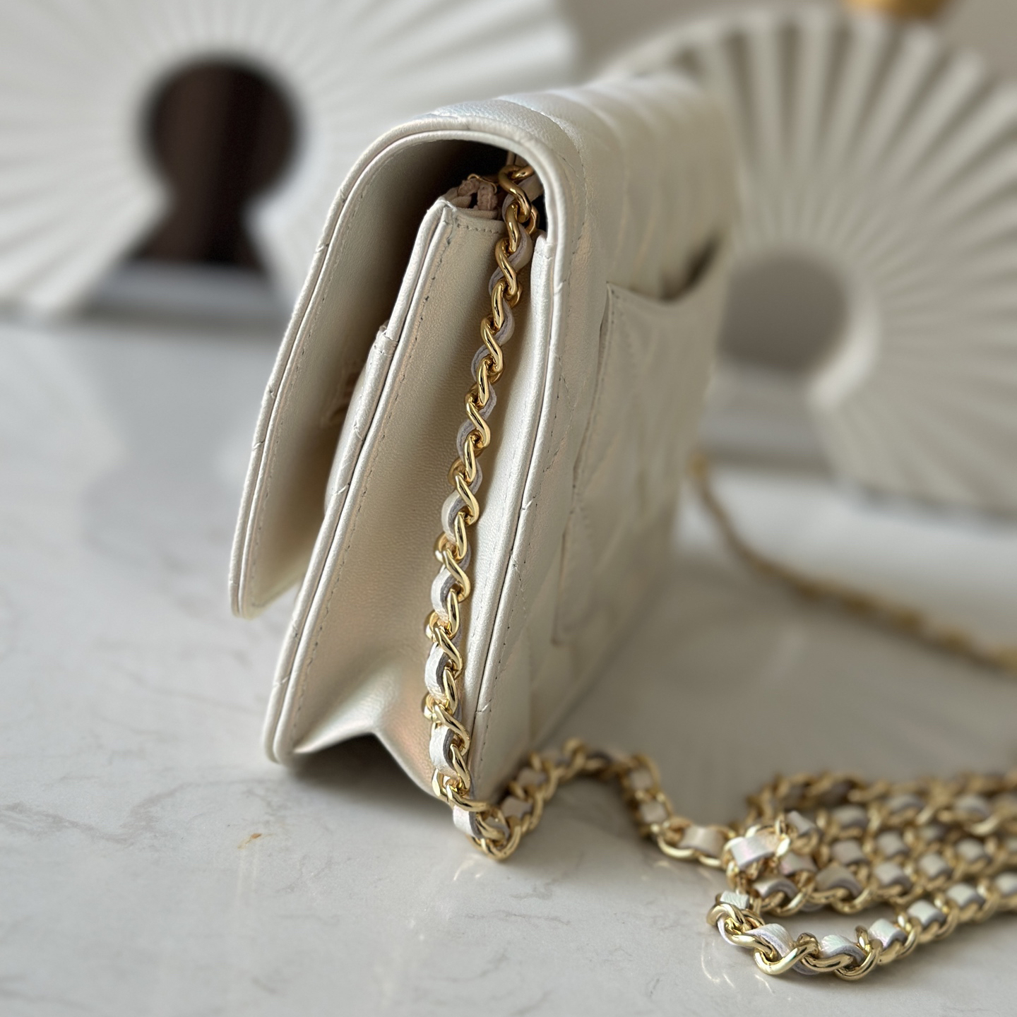 CC Bags Best Lambskin Wallet on Chain 19cm