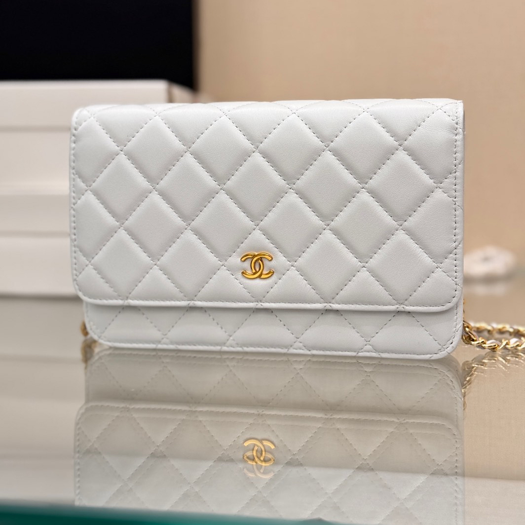 CC Bags Best Lambskin Wallet on Chain 19cm