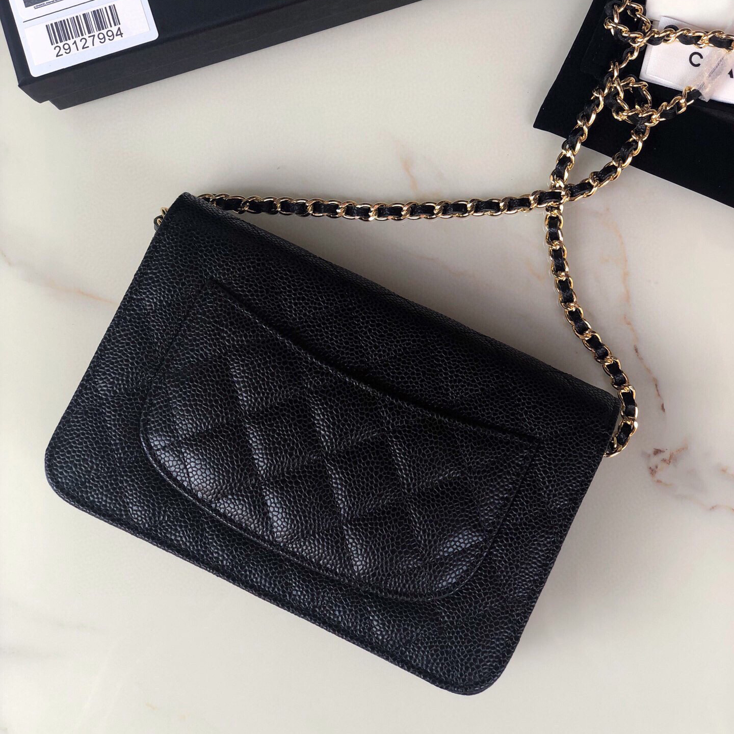 CC Bags Best Caviar Wallet on Chain 19cm