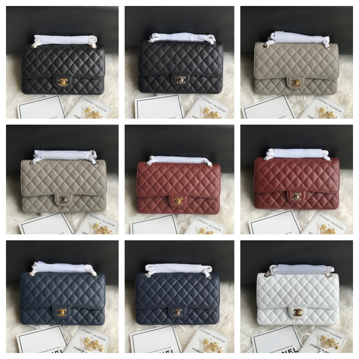 CC Bags Best Classic Flap Bag Caviar 25cm