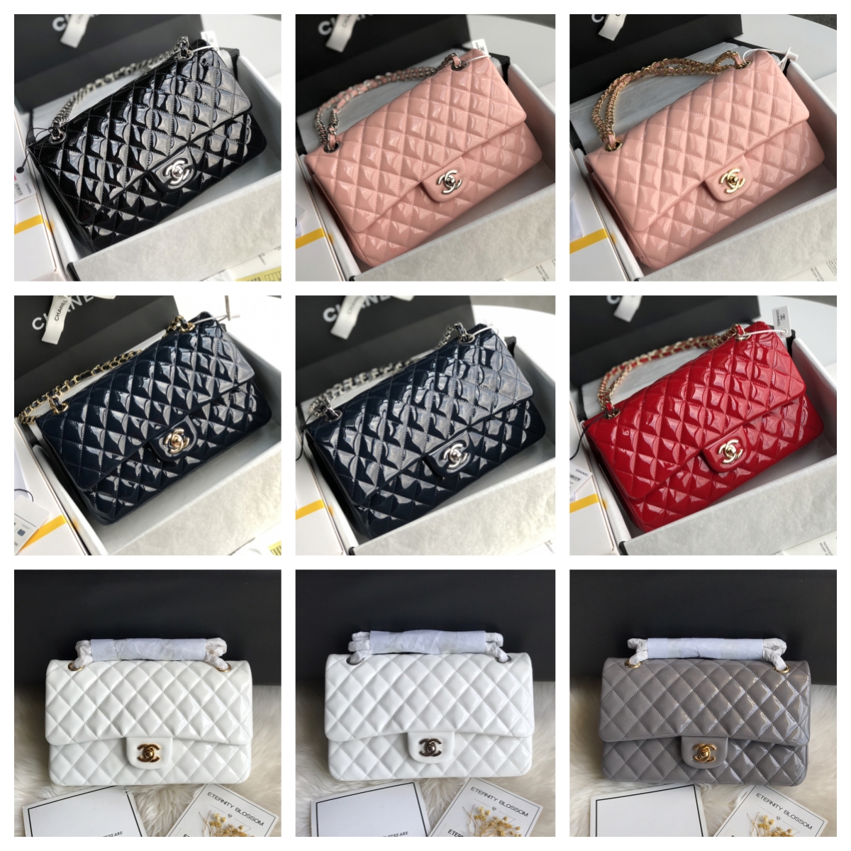 CC Bags Best Classic Flap Bag Patent 25cm