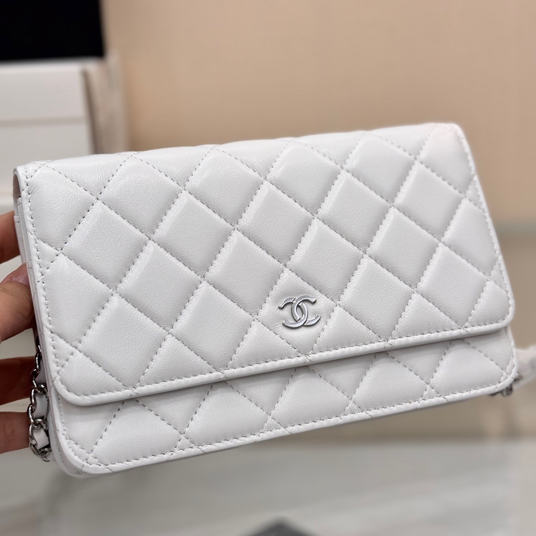 CC Bags Best Lambskin Wallet on Chain 19cm