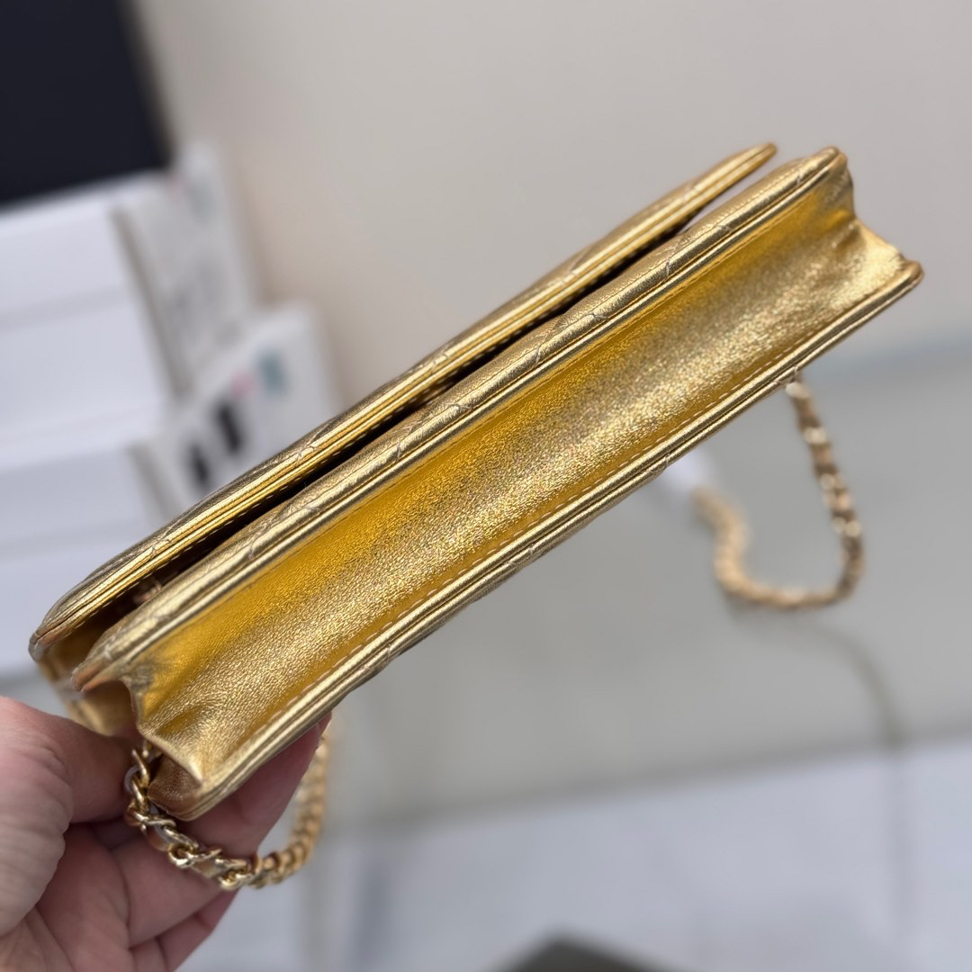 CC Bags Best Lambskin Wallet on Chain 19cm