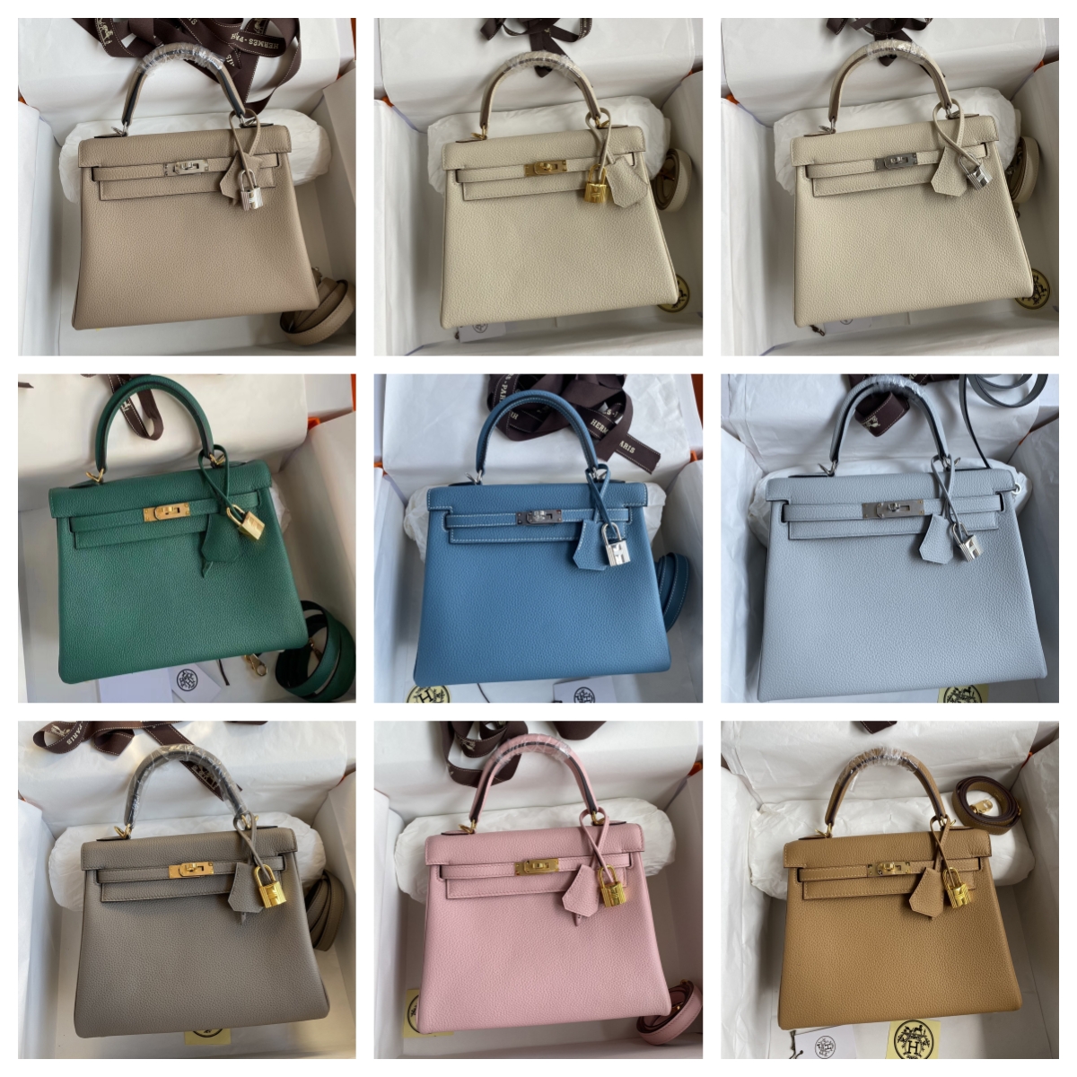 oKELLYo Bags 25cm Togo Leather Best