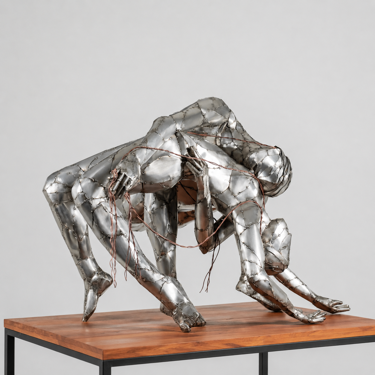 Marionettes – Escultura en Acero Inoxidable Forjado | Sol Satori