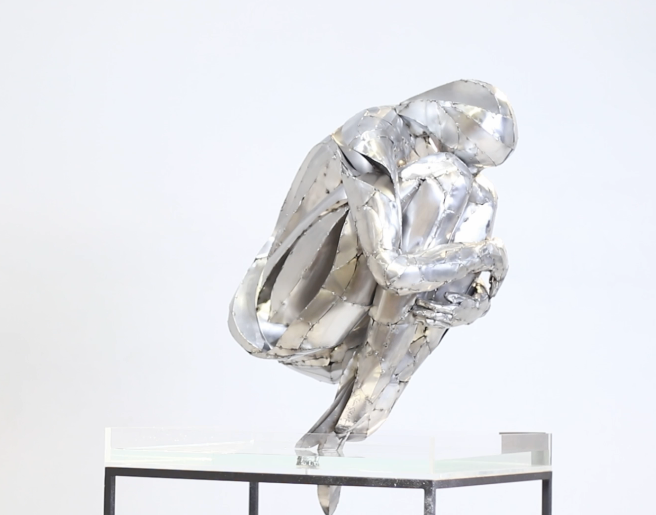 ALMA – Escultura en Acero Inoxidable Forjado en Frío | Sol Satori