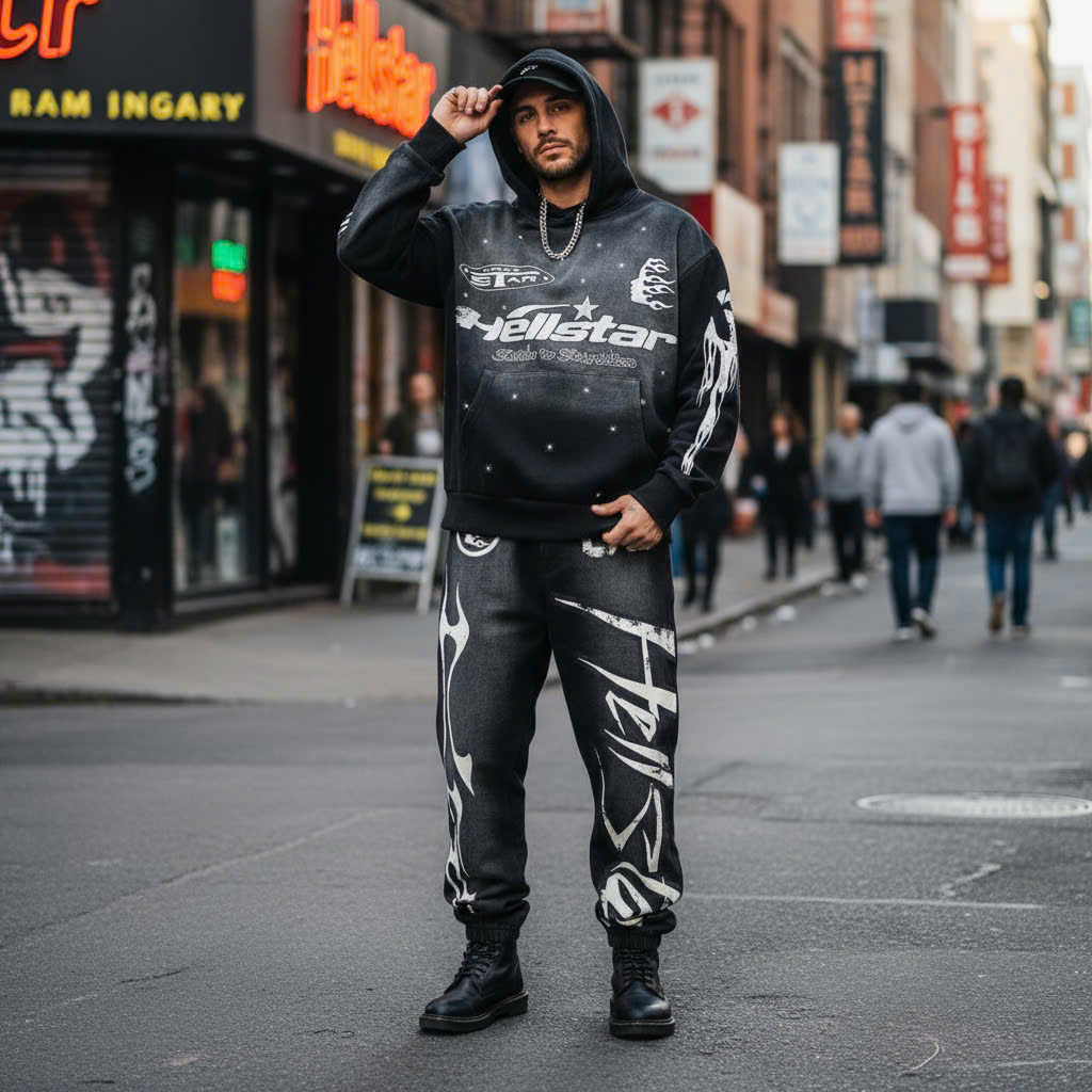 Bộ quần áo streetwear Hellstar