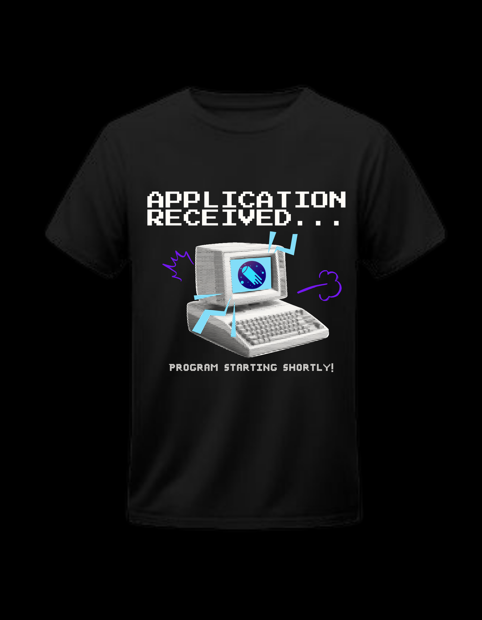 Retro Computer Graphic T-shirt