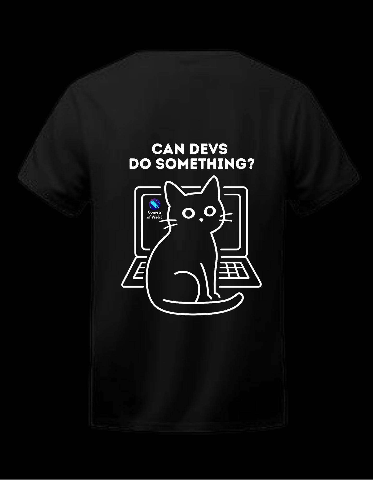 Comets of Web3 T-Shirt - "Can devs do something?"