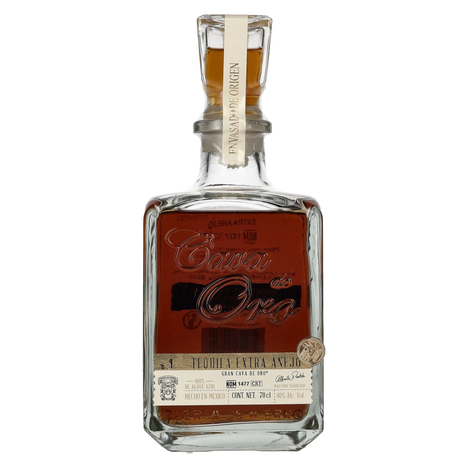 Gran Cava de Oro Tequila EXTRA AÑEJO 100% de Agave