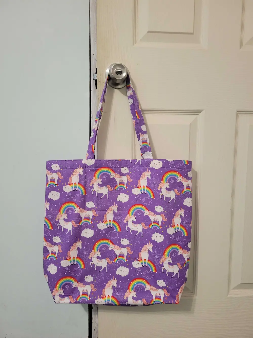 Unicorn Rainbow Tote Bag