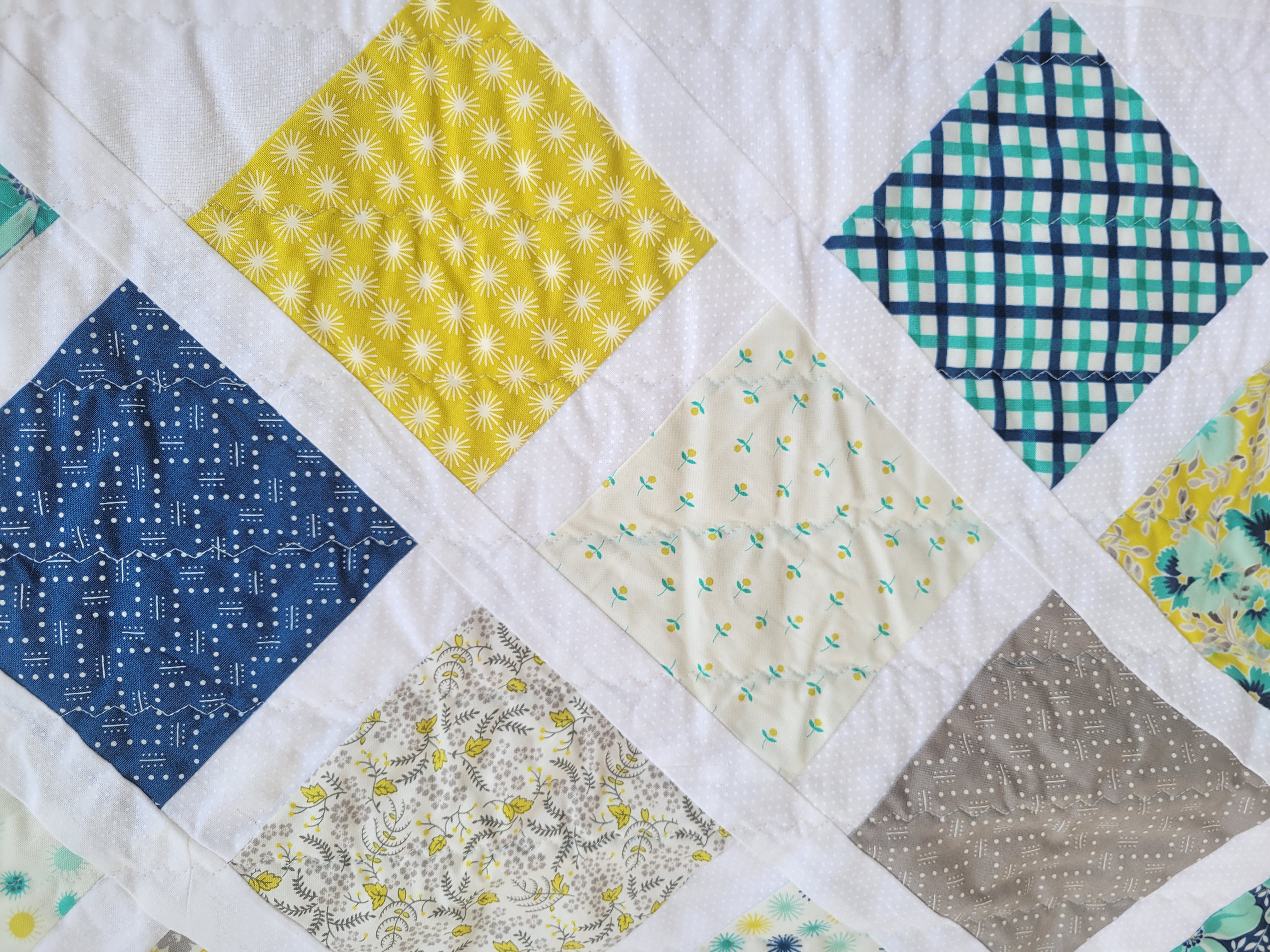 Flower for Freya Lattice Quilt