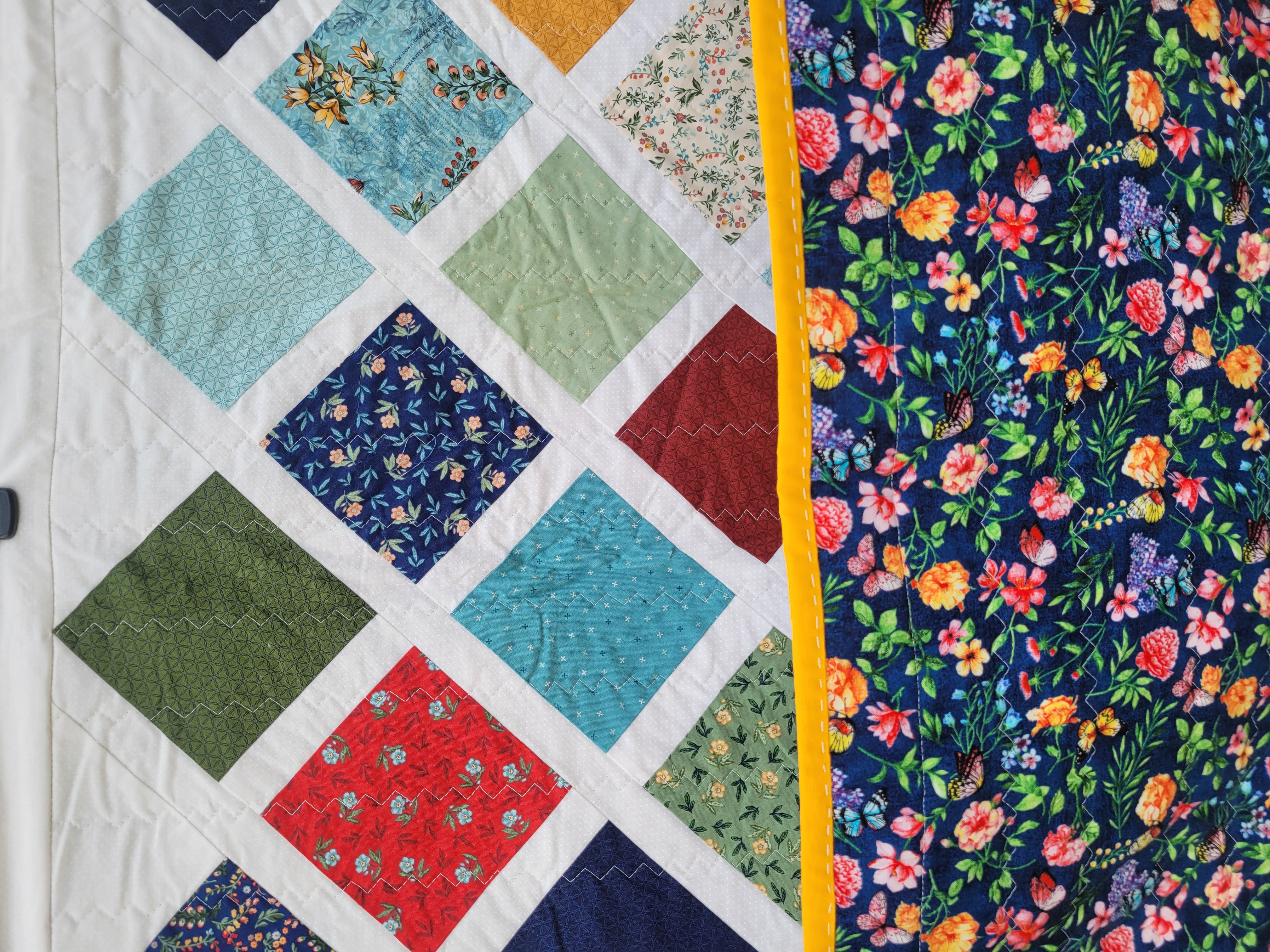 Abundance Baby Lattice Quilt