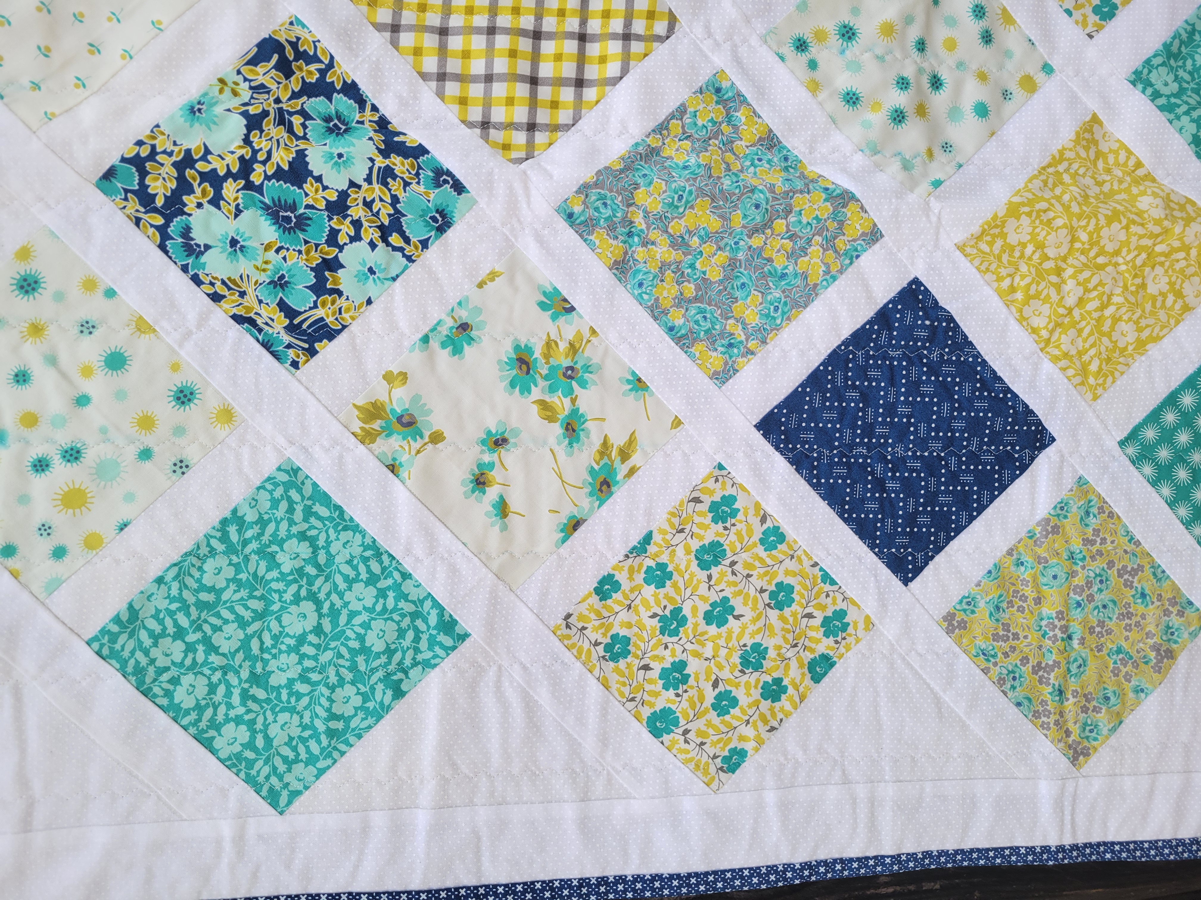 Flower for Freya Lattice Quilt