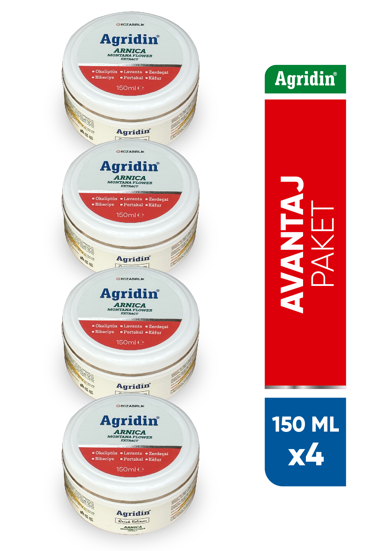 Agridin Arnica Krem 150ml x4
