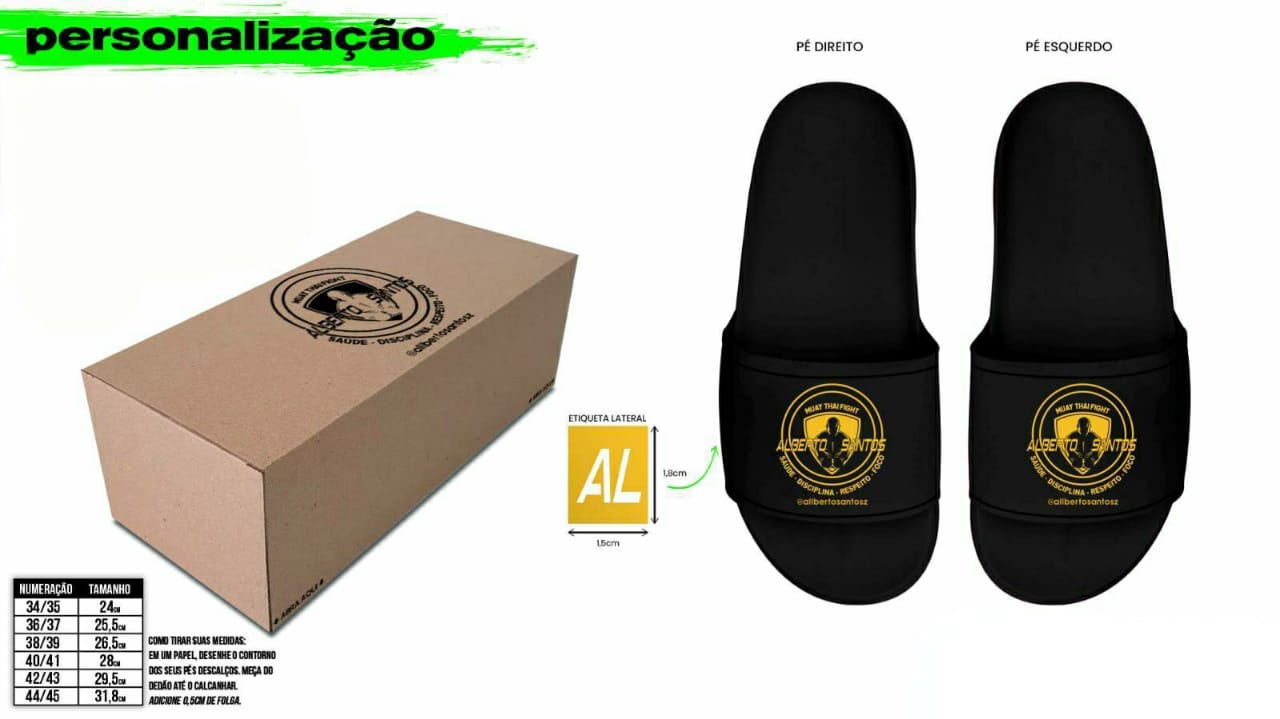 CHINELO PERSONALIZADO 3D