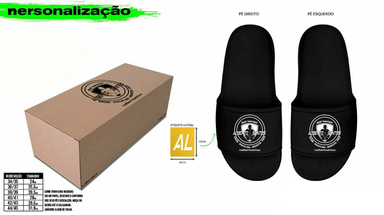 CHINELO PERSONALIZADO 3D
