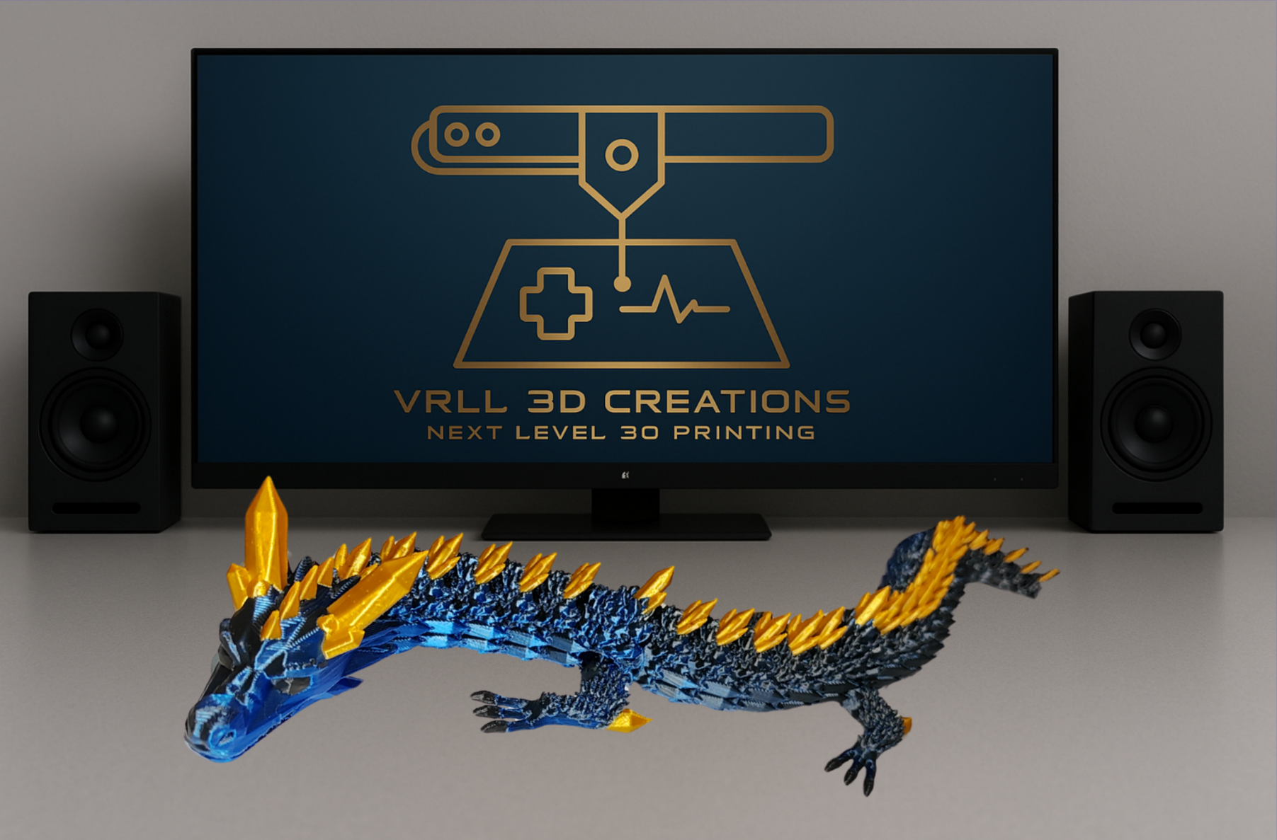 3D Printed Fantasy Dragon 