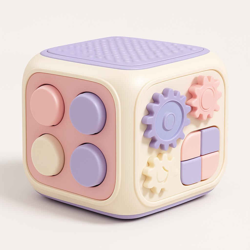 Cubo sensorial para bebés