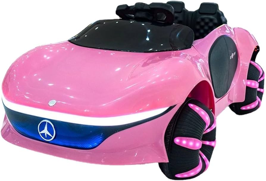 Coche eléctrico infantil Mercedes-Benz rosa