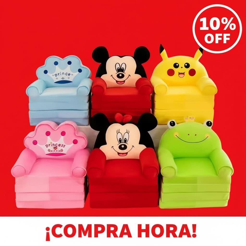 Sillones infantiles de personajes