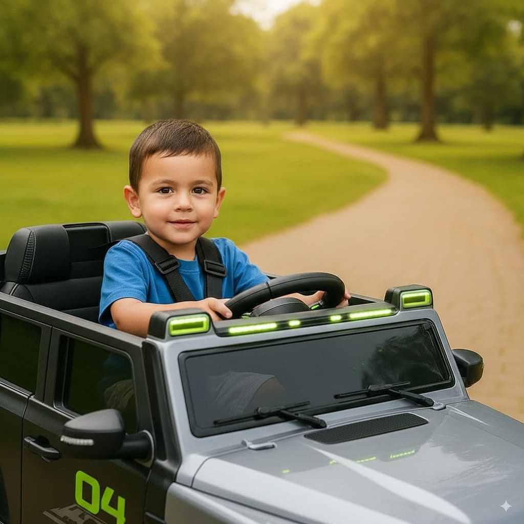 Coche eléctrico infantil todoterreno