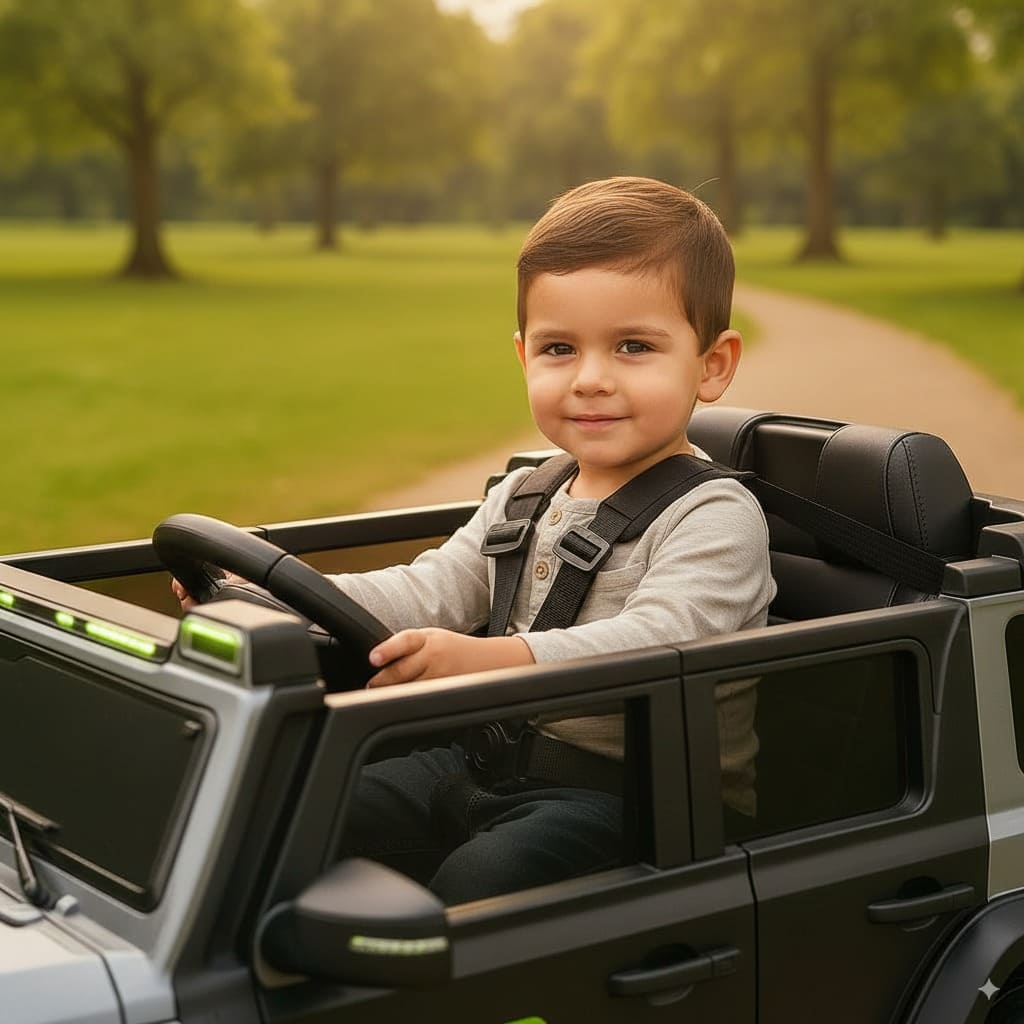 Coche eléctrico infantil todoterreno