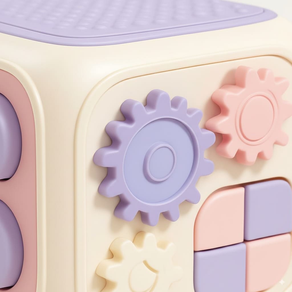 Cubo sensorial para bebés