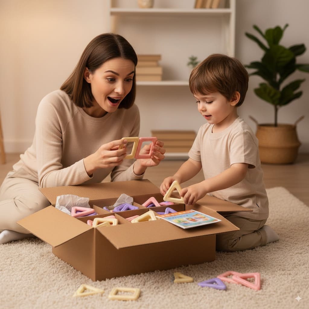 Bloques magnéticos de construcción para niños