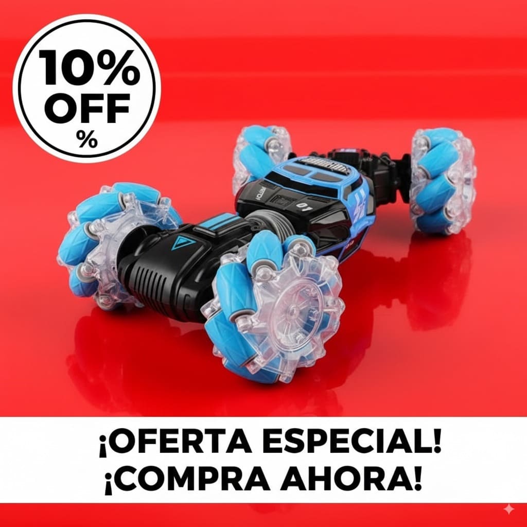 Coche acrobático teledirigido