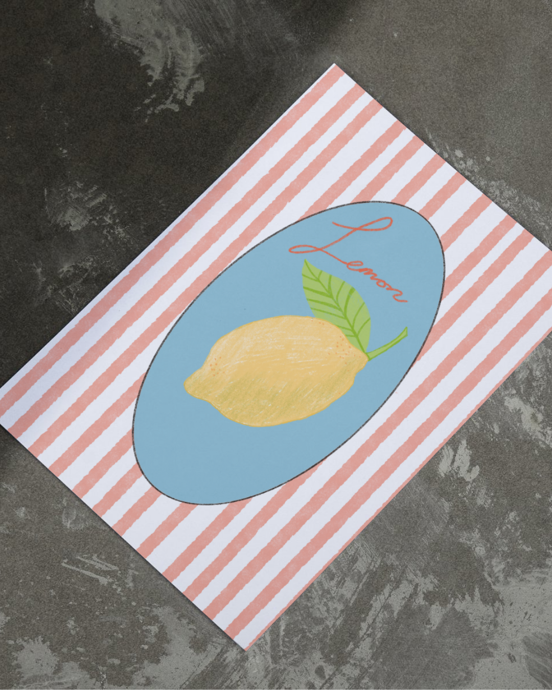 Lemon Art Print