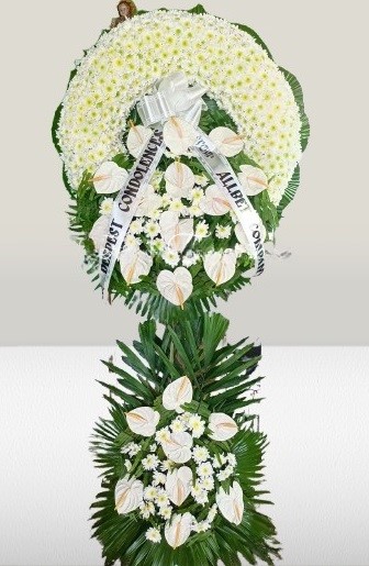 A Garden of Memories Sympathy Flower Stand