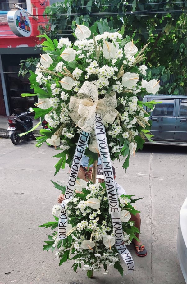 Sympathy Funeral Flower Stand