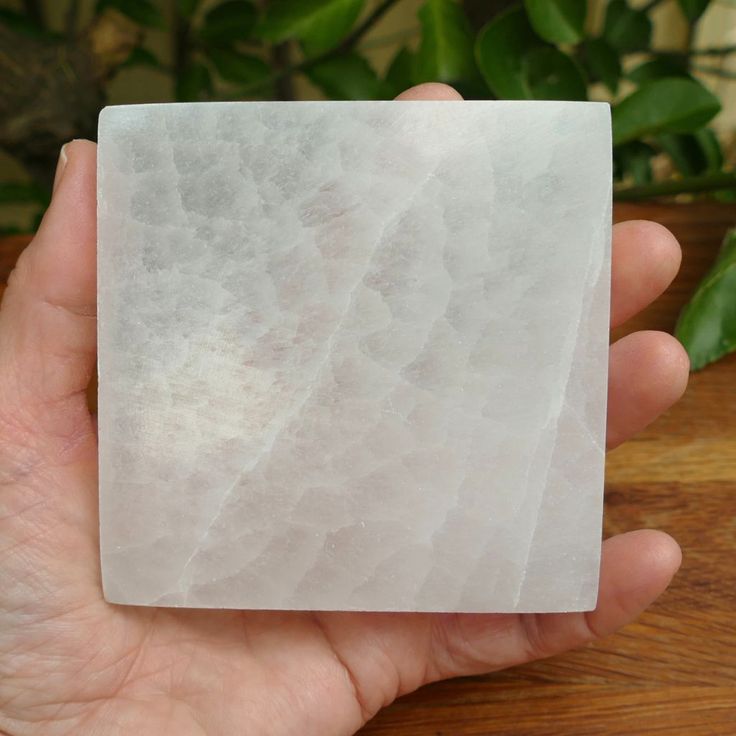 Selenite Square Charging Plate