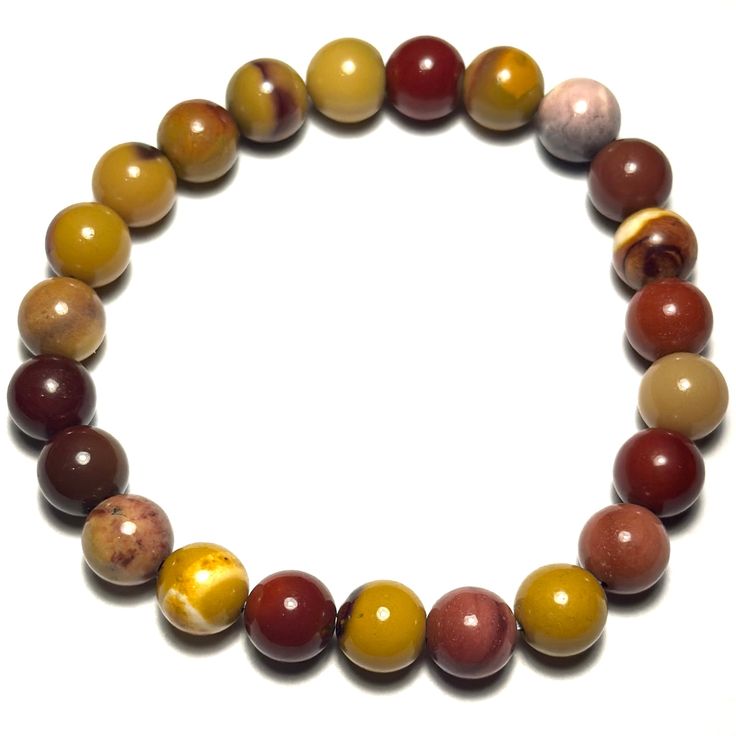 Multi-colored stone bead bracelet