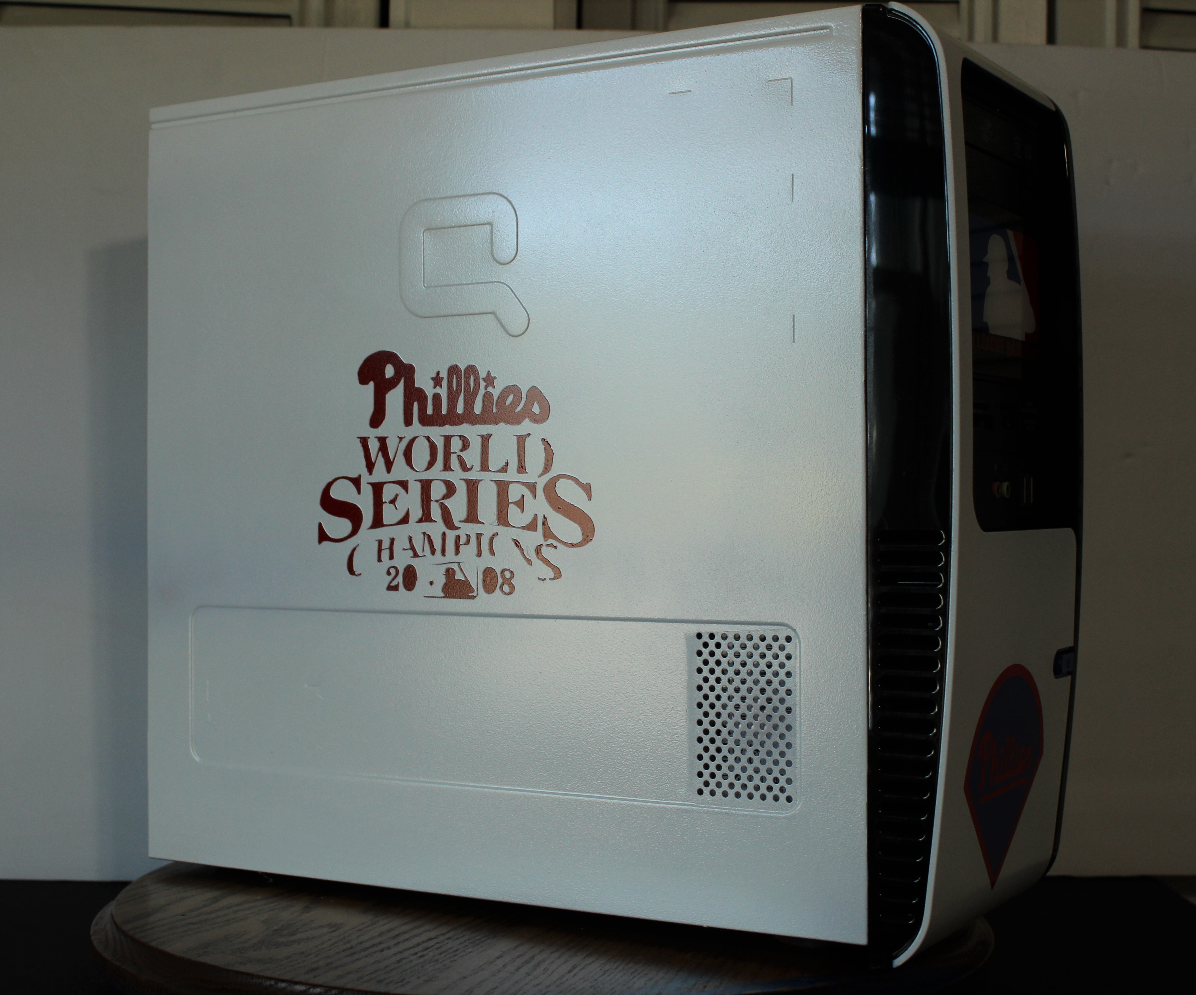 Custom Computer Desktop Tower Philles Baseball Theme